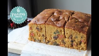 Soft Moist Brandied Fruit Cake  Christmas Cake [upl. by Faletti667]