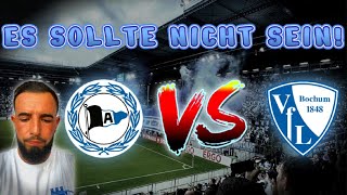 Bielefeld gegen VfL Bochum  Haste scheie am Fuß haste scheie am Fuß😞  DFB Pokal Stadionvlog [upl. by Enyrehtak750]