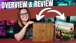 Viticulture World  Board Game expansion amp Wine Crate Overview and Review [upl. by Aicenek]