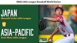 Japan vs Chinese Taipei  2023 Little League Baseball World Series Game 23 [upl. by Kessel399]