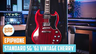 Epiphone SG Standard 61 in Vintage Cherry  Review Demo amp Tones [upl. by Holloway]