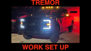 F350 TREMOR  PACK OUT  WORK SET UP [upl. by Halla]