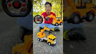 Rc two Excavator and Truck unboxing🔥 [upl. by Annabella]