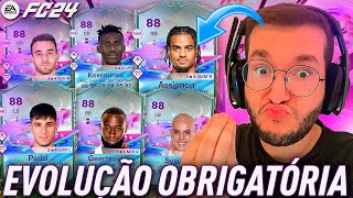 FC 24  🔥MELHORES EVOLUÇÕES DEF ACADEMIA CRAQUES DO FUTURO  LINKER [upl. by Iborian]