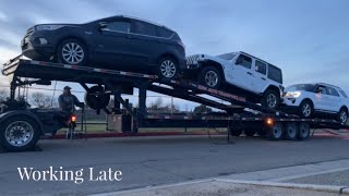 Two wedge loads before 8 pm it’s 2pm Can we do it Local car hauling business [upl. by Ardnuaet]