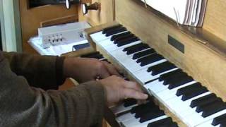 John Keys organist plays quotAbide with Mequot [upl. by Chere343]