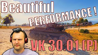 VK 3001 P  Beautiful Performance  World of Tanks [upl. by Canica]