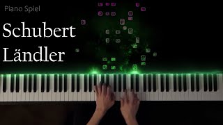 Schubert  Ländler  Piano [upl. by Eibrad]