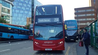 Shabby FRV  TFL Bus Route 258 Watford Junction  South Harrow  Enviro 400  London United RATP [upl. by Nhojleahcim942]