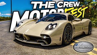 THE CREW MOTORFEST  Pagani Utopia Custom amp Test  LA CUSTOM LA PLUS INCROYABLE DES HYPERCARS [upl. by Halyhs830]