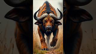 What Happens When You CROSSBREED African Buffalo With Other Animals capebuffalo animals hybrids [upl. by Annuaerb]