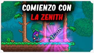 Me paso Terraria PERO comienzo con la ZENITH [upl. by Megargee]