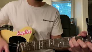 Mac Demarco  Preoccupied  guitar cover [upl. by Acinorehs265]