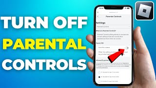 How to Turn Off Parental Controls on Roblox 2024 [upl. by Crowns]