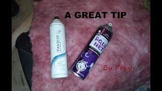 How to keep fiberglass from itching Spray HAIRSPRAY on your skin [upl. by Adnawal]