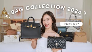 LUXURY BAG COLLECTION amp REVIEW 2024  a lot of new purchases 🥰 [upl. by Dougy]