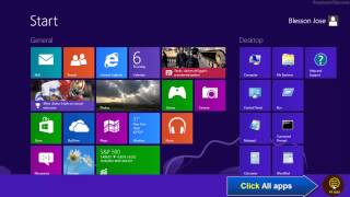 Windows 8  Five ways to open Control Panel using mouse amp keyboard [upl. by Thenna50]