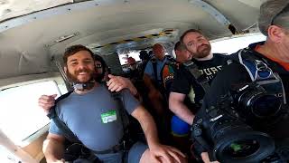 Peyton Barr  Tandem Skydive at Skydive Indianapolis [upl. by Bannister]