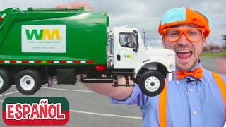 Camión de la basura  Blippi Wonders  Caricaturas para niños  Videos educativos para niños [upl. by Joktan979]