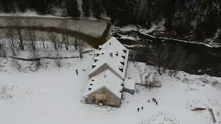 MANOIR SEIGNEURIAL DE MASCOUCHE CONSTRUCTION 1795 [upl. by Elletnahc]