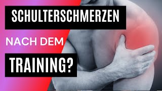 Schulterschmerzen nach dem Training  Schleimbeutelentzündung  Supraspinatussehne entzündet [upl. by Lucia]