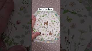 This is how I make my quilt as you go hexagon blocks really quick and fun to make [upl. by Ilime269]