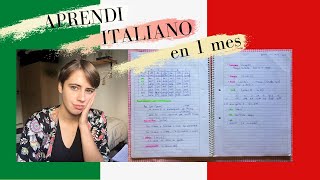 Como aprendí Italiano en 1 mes [upl. by Ramed]