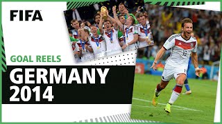 🇩🇪 All of Germanys 2014 World Cup Goals  Gotze Klose Muller amp more [upl. by Winifred701]