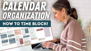 How I Organize My Google Calendar  The Best Time Blocking App for Scheduling  Productivity [upl. by Albert]