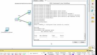 CCNA2 Configurar Seguridad de Puertos en un Switch [upl. by Ahseenak]