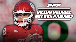 Dillon Gabriel Oregon QB Season Preview  PFF CFB Show [upl. by Juster]