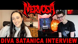 DIVA SATANICA of NERVOSA New Album Being a Psychiatric Nurse amp More [upl. by Conant]