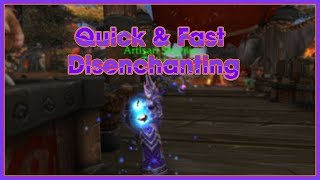 World of Warcraft Fast Quick Disenchant Macro [upl. by Lewie506]