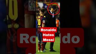 👎Does Ronaldo Really Hate Messi👬 ronaldo messi RonaldoVsMessi RealMadrid Barcelona GOATDebate [upl. by Einrae]