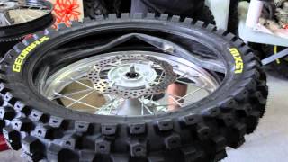 How To Change A Motorcycle Tire [upl. by Elleon]