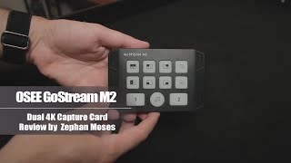 GoStream M2 Dual 4K USB 30 HDMI Capture Card Review by Zephan Moses zephanmoses [upl. by Thebault]