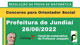 QUESTÃO 13  ORIENTADOR SOCIAL DE JUNDIAÍ 2022 NÍVEL MÉDIO [upl. by Ayim674]