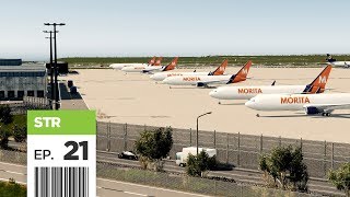 Cities Skylines FBS International Airport — Part 21 — Cargo Terminal [upl. by Lenahtan]