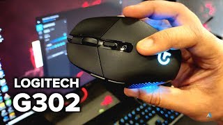 Logitech G302 Daedalus Prime Moba Gaming Mouse REVIEW and UNBOXING [upl. by Yuri119]