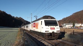 Re 465 004 quotTrubschachenquot mit Kambly Express in Schachen LU [upl. by Fraya353]