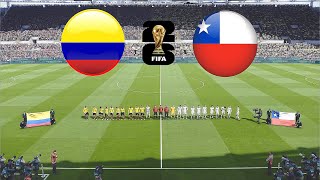 COLOMBIA v CHILE  FIFA WORLD CUP QUALIFIERS 2026 [upl. by Harolda]