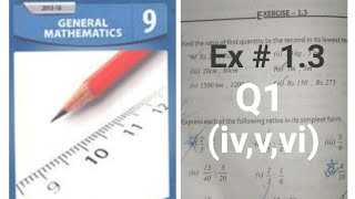 General Math Class 9 Chapter 1 Exercise 13 Question 1 9th class math arts chapter 1 exercise 13 [upl. by Nnyleve]