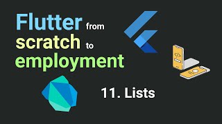 Free Flutter Course From Scratch To Employment 11 Lists  Flutter Tutorial [upl. by Dale]