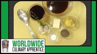 How To Make a Red Wine Sauce  How to make a Wine Sauce  Mustard sauce  Cooking Classes [upl. by Enninaej]