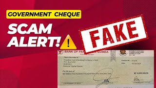 PNG Government Cheques Scam Alert ⚠️ [upl. by Nodnek]