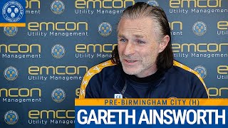 PREBIRMINGHAM CITY  Gareth Ainsworth looks ahead to his first game [upl. by Elohcan141]