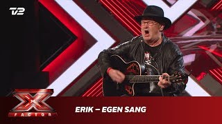 Erik synger egen sang Audition  X Factor 2019  TV 2 [upl. by Sully935]