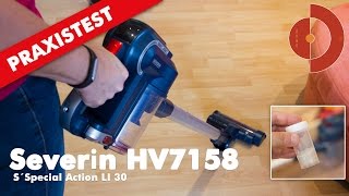 Severin HV7158 AkkuStaubsauger im Test [upl. by Yale]