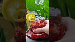 Tinto de Verano TintoDeVerano wine mixeddrinks cocktaildrinks spanishcocktail mixology [upl. by Horne]