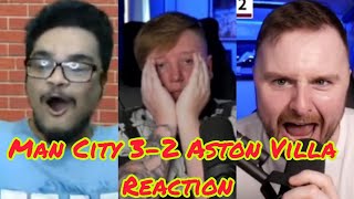 Best Fan Reaction  Man City vs Aston Villa 32  Watch along Live [upl. by Mcneely]